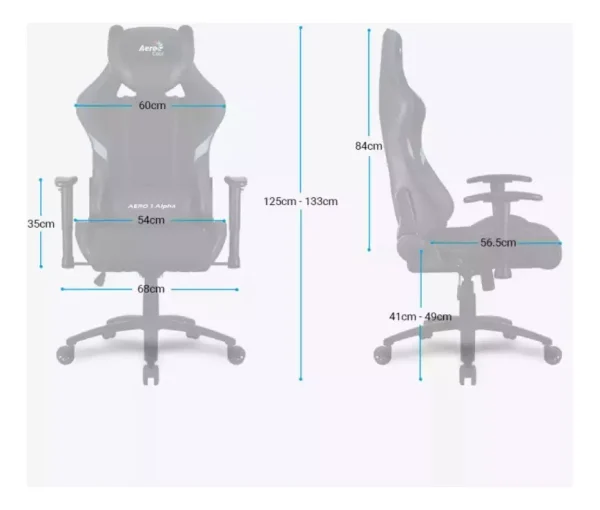 ¡Oferta! AeroCool  Aereo1 ALPHA Silla Gamer ALPHA-RED - Imagen 7