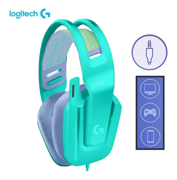 LOGITECH G335  GAMING 3.5MM  USB MENTA 981-001023 - Imagen 10