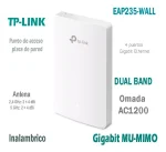 ¡Oferta! TP-LINK ACCESS POINT PARED GIGABIT WIFI EAP235-Wall