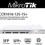 ¡Oferta! MIKROTIK Cloud Core Router 12 Puertos SPF 1G SFP CCR1016-12S-1S+