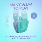 LOGITECH G335  GAMING 3.5MM  USB MENTA 981-001023 - Imagen 5