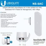 ¡Oferta! Ubiquiti NanoStation AC 5GHz airMAX AC CPE NS-5AC-US
