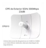 TP-LINK ANTENA EXTERNA 5GHz 300Mbps 23dBi CPE610