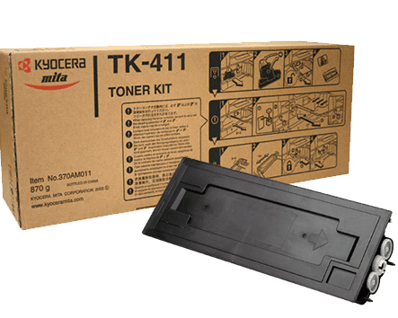Toner-Kyocera-TK-411.png Tóner Kyocera TK-411 Negro, 15.000 Páginas - TK-411 - Imagen 1