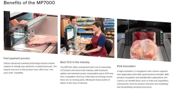 ZEBRA MP7000 LECTOR BALANZA PLATO MEDIANO MP7001 - Imagen 5