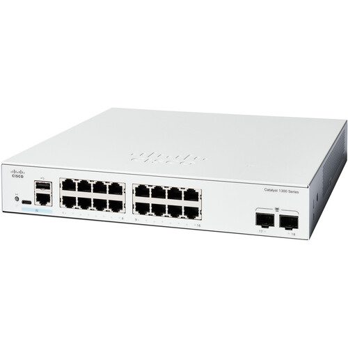 1719400525_1833402.jpg ¡Oferta! Cisco Catalyst C1300-16T-2G 16-Port Gigabit Managed C1300-16T-2G - Imagen 1