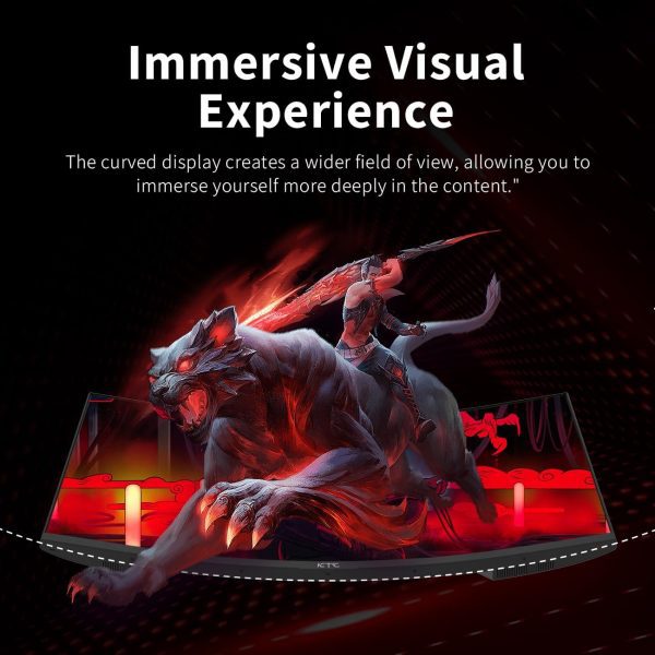 MONITOR KTC 24" GAMING CURVO FHD E-LED 165Hz 24SG850 - Imagen 4