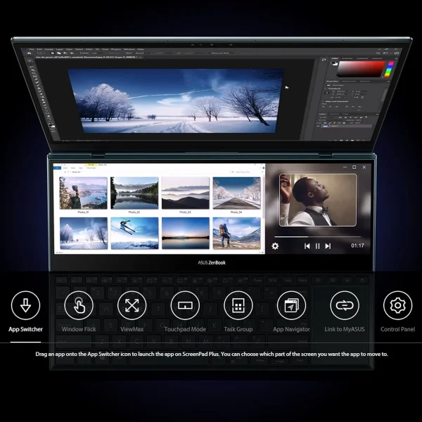 ASUS ZENBOOK PRO DUO 15 I9 12900H 3.8GHZ 32GB DDR5 1TB 15.6 UX582ZW-XB99T - Imagen 4