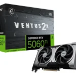 MSI GEFORCE RTX 5060TI VENTUS 2X OC PLUS 16GB 912-V535-027