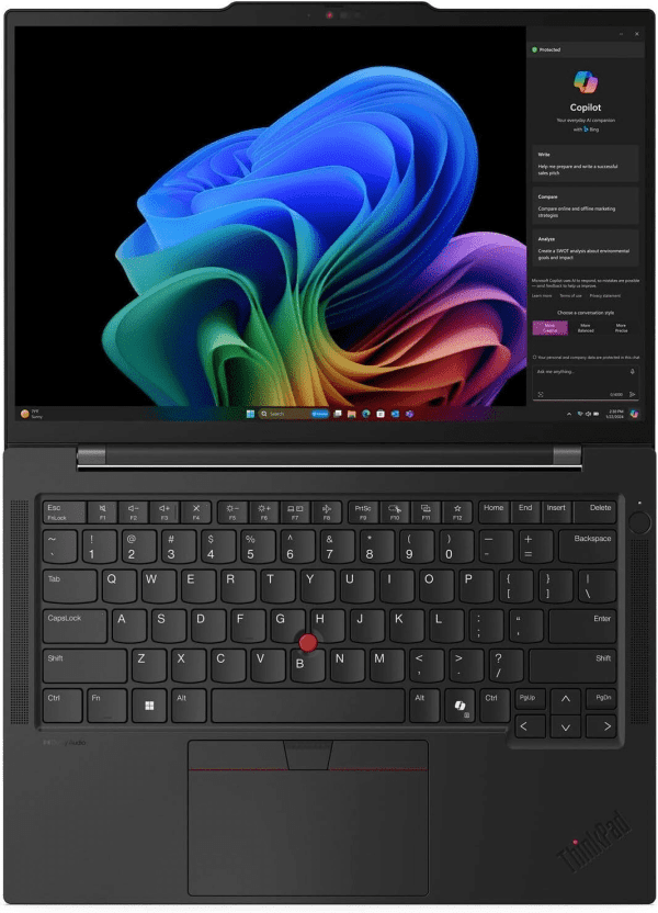 Lenovo ThinkPad T14s Gen 6  Snapdragon X Elite X1E-78-100 32GB 512GB 21N1001LFJ - Imagen 3