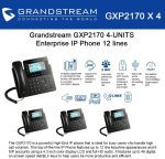 ¡Oferta! GRANDSTREAM GXP2170 12 LINEAS PoE TELEFONO IP GXP2170