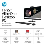 HP ALL IN ONE  AMD RYZEN 7 7730U 16GB 1 TB 27" TOUCH 7G9S2AA#ABA - Imagen 2
