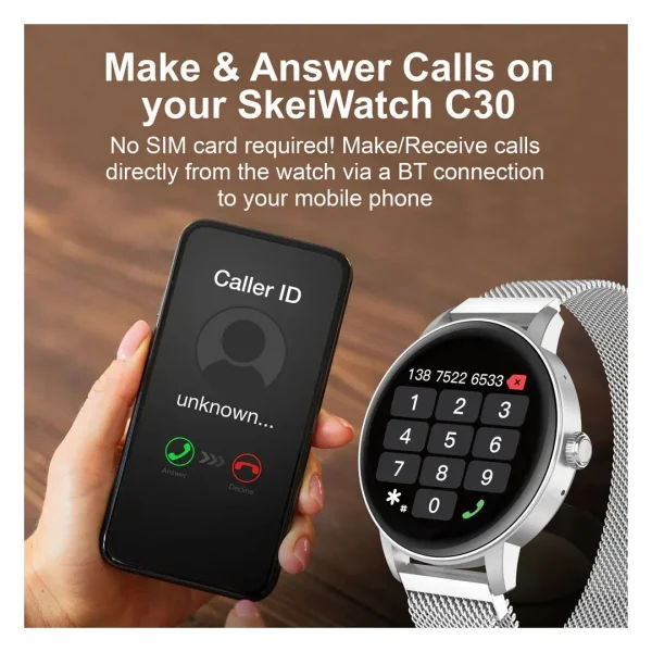 ARGOM SKEIWATCH C30 Smartwatch ROSA  ARG-WT-6030RG - Imagen 8