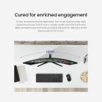 SAMSUNG 24" S3 S36GD MONITOR ESSENTIAL 24" FHD CURVED LS24D366GANXZA - Imagen 4