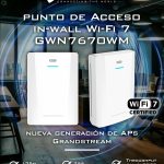 Grandstream Punto de acceso Wi-Fi 7 doble banda GWN7670WM