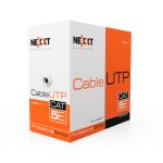 NEXXT CABLE CAT.5E UTP 4 PARES 24AWG U/UTP CM GRIS 305MTS AB355NXT01