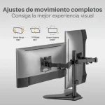 Argom Base de Escritorio Doble soporte Escritorio 32" Articulado ARG-BR-1605 - Imagen 3