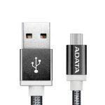 Cable USB ADATA 1m USB A - MicroUSB B Negro AMUCAL-100CMK-CBK
