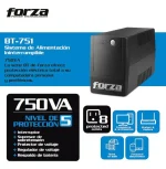 FORZA UPS 750VA/450W 120V 8- NEMA 50-60Hz BT-751