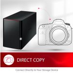 Buffalo LinkStation SoHo 12TB 2-Bay HDD Desktop NAS Server (2 x 6TB) LS220D1202B - Imagen 4