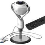 j5create 360° AI-Powered Webcam with Speakerphone JVU368