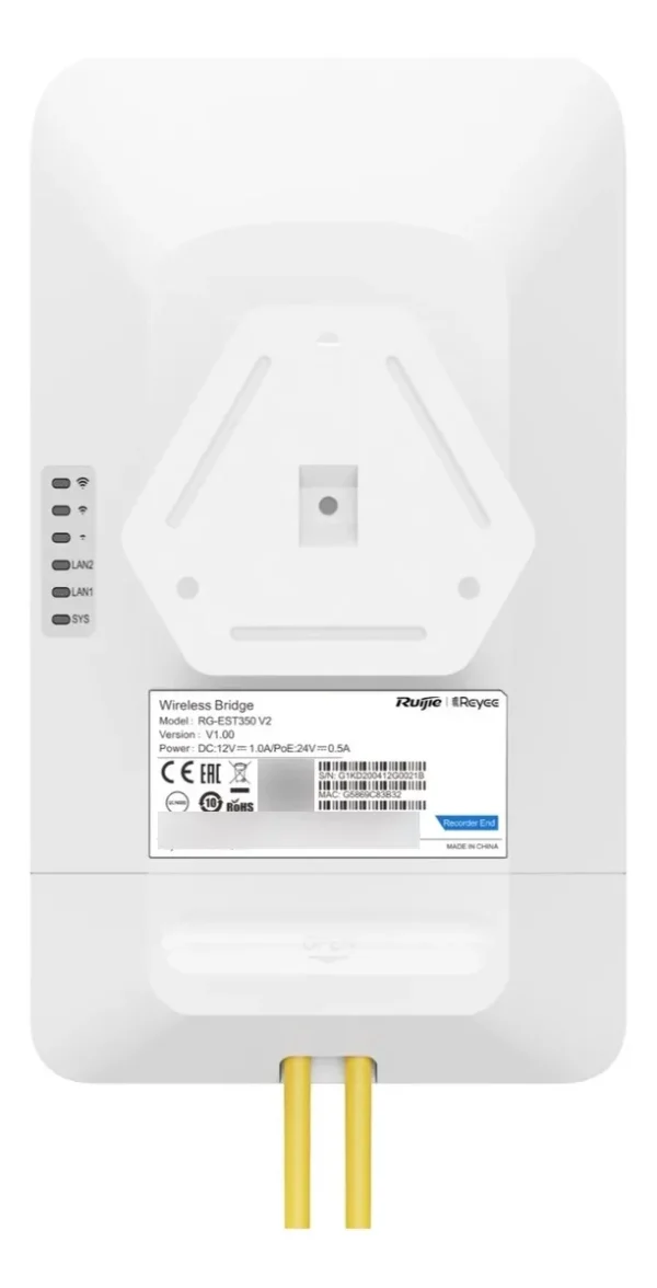 ¡Oferta! RUIJIE REYEE KIT PUNTO A PUNTO 5 KM 5GHZ RG-EST350V2 - Imagen 3