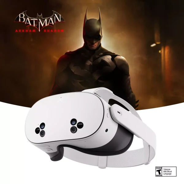 META QUEST 3S VRHEADSET 128GB BATMAN ARKHAM SHADOW 815820025221 - Imagen 2