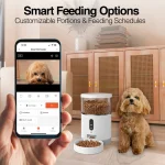 Alimentador Inteligente ARGOMTECH para Mascotas-Capacidad 4 L ARG-SV-8071WT - Imagen 4