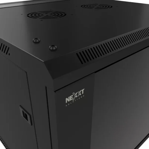 ¡Oferta! NEXXT GABINETE DE PARED FIJO DE 600X450MM 12U NEC-F12U64B - Imagen 2