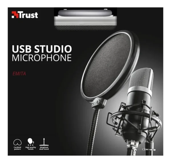 MICROFONO TRUST GXT 252 EMITA PROFESIONAL ESTUDIO GXT 252 - Imagen 4