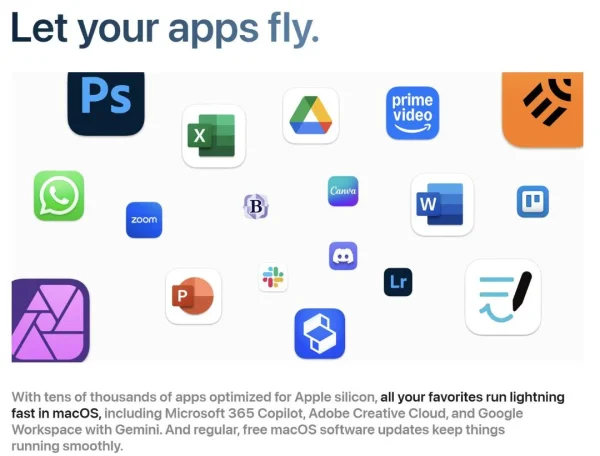 APPLE MACBOOK AIR 13INCH M4 CHIP BUILT INTELLIGENCE 16GB MEMORY 256GB MW0W3LL/A - Imagen 5