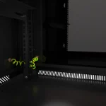 ¡Oferta! NEXXT GABINETE DE PARED FIJO DE 600X 600MM 9U NEC-F9U66B - Imagen 4