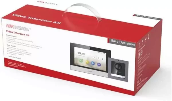 Hikvision KIT DE VIDEO PORTERO IP 2MP + SWITCH + TARJETA 16GB DS-KIS602 - Imagen 5