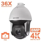 HIKVISION CAMARA TIPO DOMO PTZ 8" IP 8MP 4K 36x ZOOM OPTICO 16x DS-2DF8836IX-AEL
