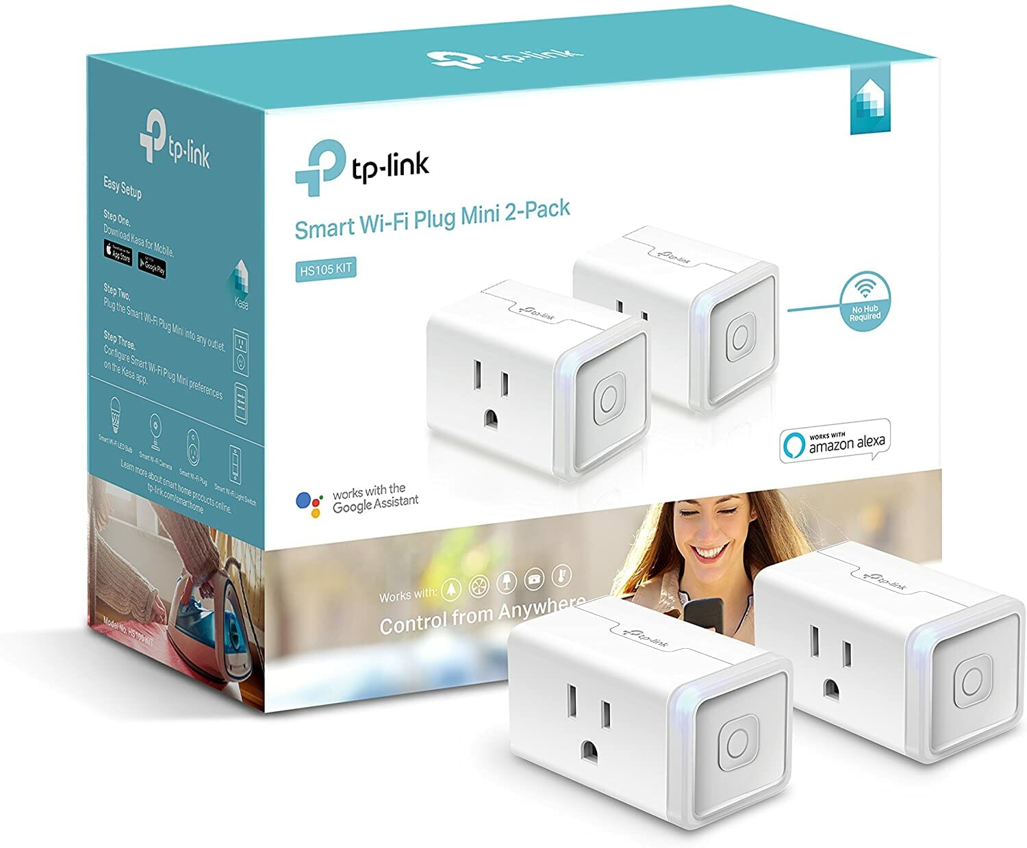 81k651IYPWL._AC_SL1500_-1.jpg TP-LINK MINI WIFI 2.4GHZ/ ENCHUFE 1 TOMA HS105 - Imagen 1