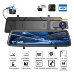 HIKVISION CÁMARA ESPEJO RETROVISOR INCLUYE CÁMARA FRONTAL 2MP Y CAMARA TRASERA 2MP AE-DC2928-N6