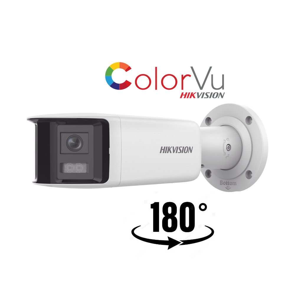 HIKVISION-DS-2CD2T47G2P-LSUSL__-1.jpg HIKVISION CAMARA BULLET IP PANORÁMICA 4MP 2 LENTES DS-2CD2T47G2P-LSU/SL - Imagen 1