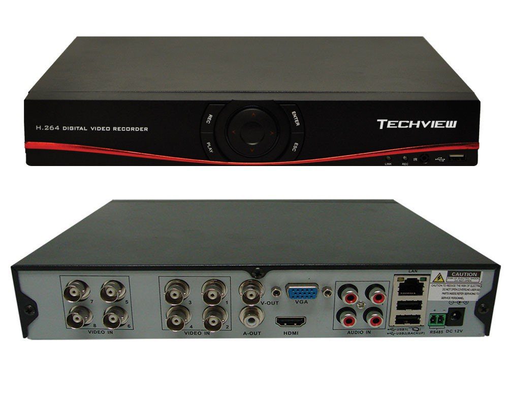 dvr-TV-AHDVR8HD.jpg TECHVIEW DVR / HVR / NVR Hibrido 8 Canales TV-AHDVR8HD - Imagen 1