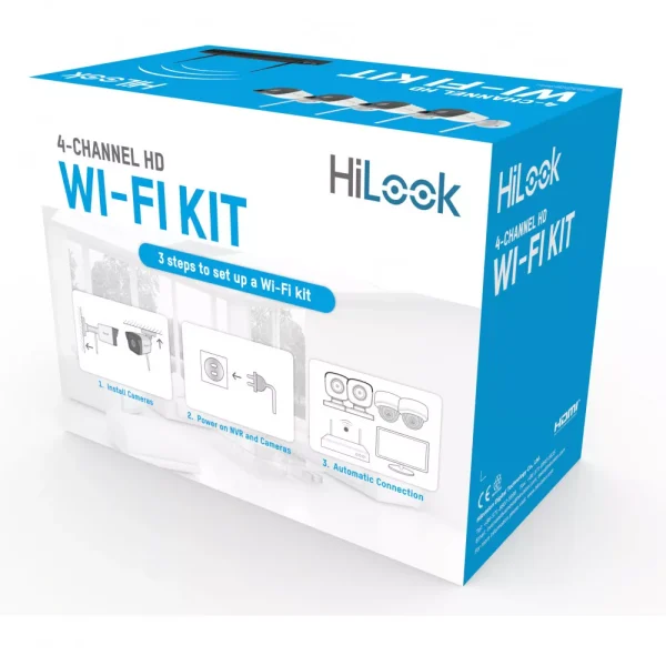 Hikvision KIT CCTV INALAMBRICO 4 CANALES IK-4142BH-MH/W(B) - Imagen 3